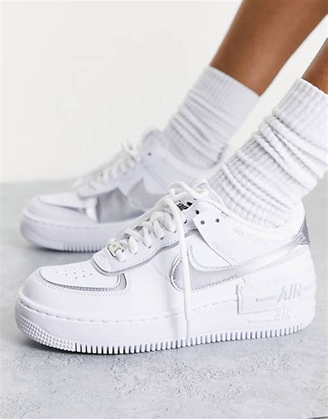 nike air force 1 shadow in gebrochen weiß|Nike Air Force 1 shadow sneakers.